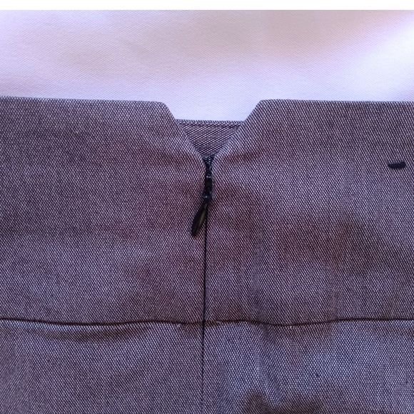 NWT Banana Republic Pockets Pencil Business Office Brown Gray Skirt 6 Small Med - Picture 7 of 12
